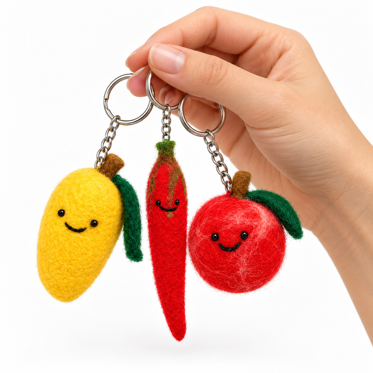Cute Felt Keychains
