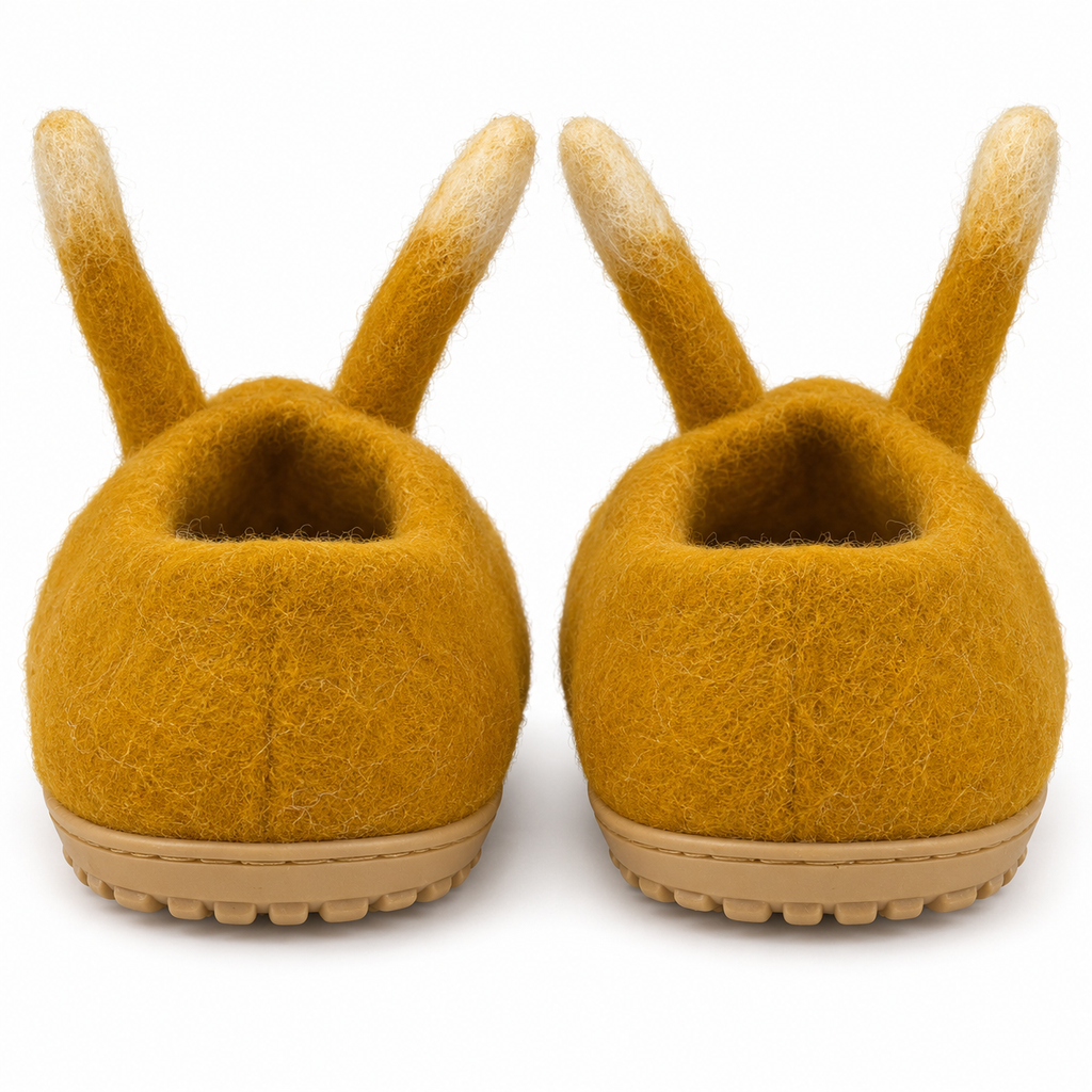 Felt Snail Slippers