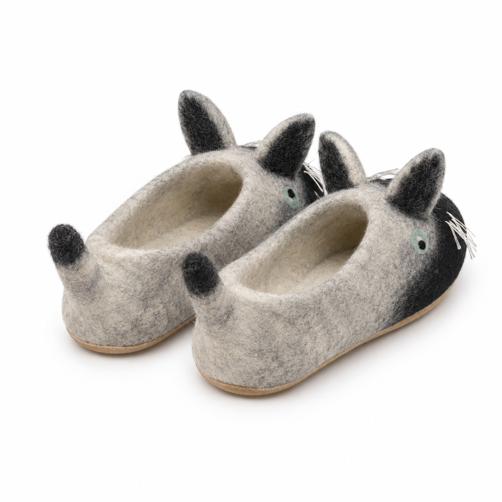 Felt Cat Slippers