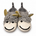 Felt Highland Cow Slippers
