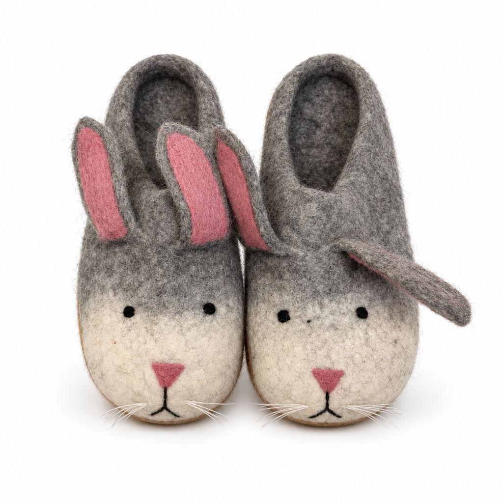 Felt Bunny Slippers