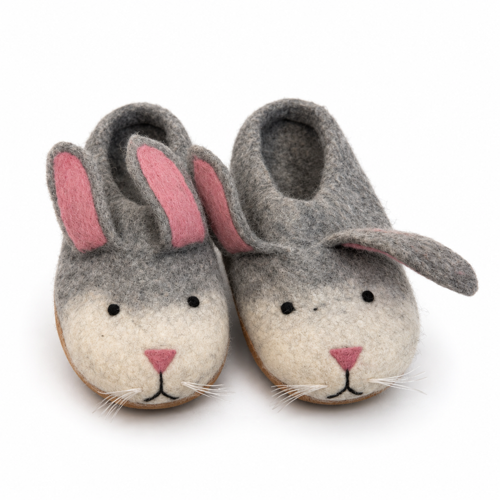 Felt Bunny Slippers