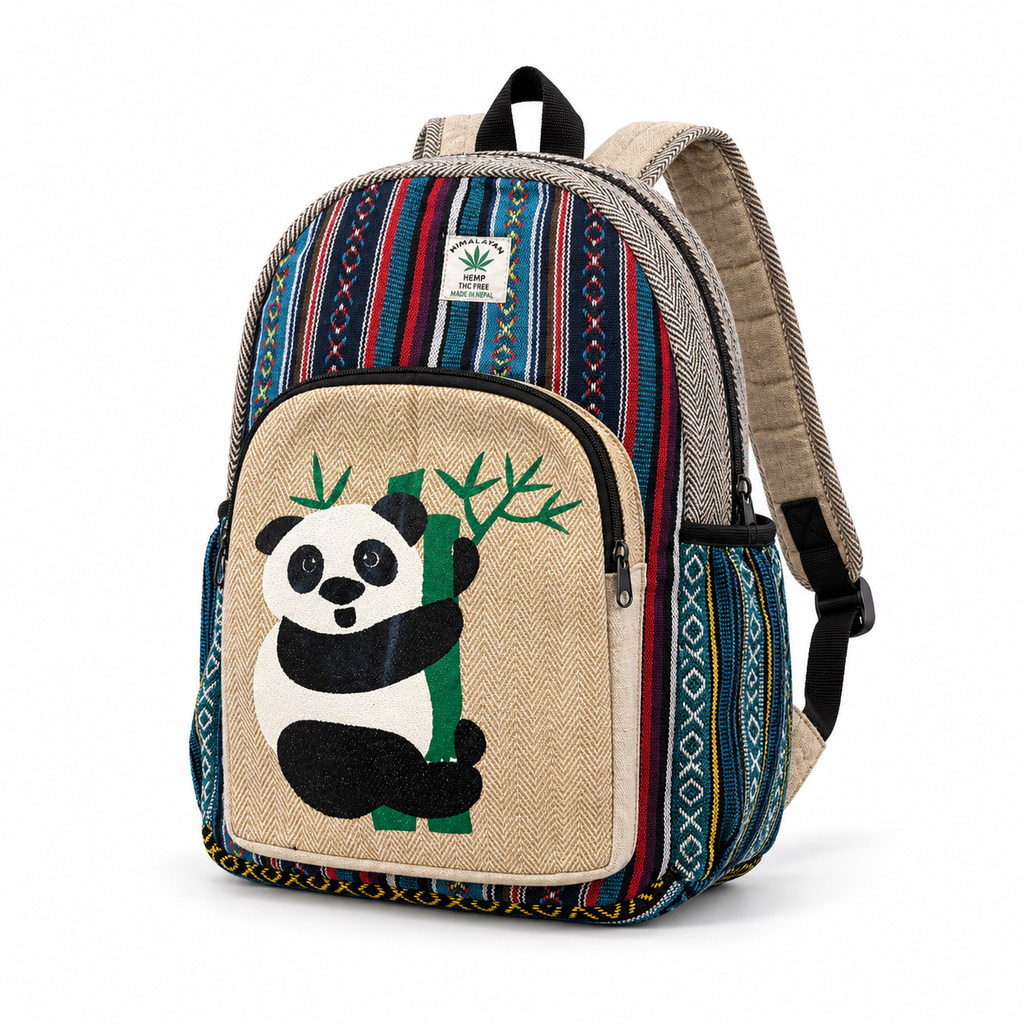 Panda Hemp Backpack – 30L