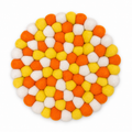 Sunshine Mix – Round Felt Ball Trivet