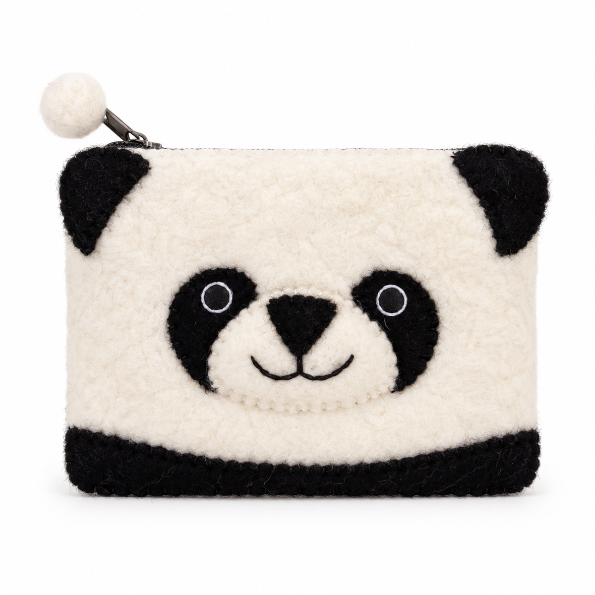 Panda Felt Zipper