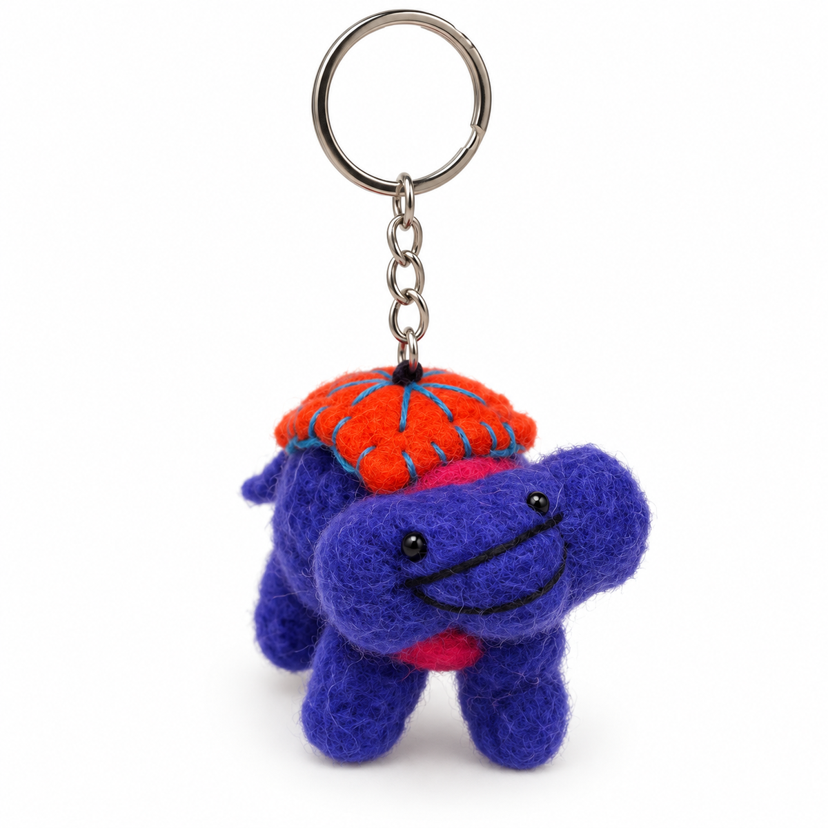 Alex Elephant Felt Keychain
