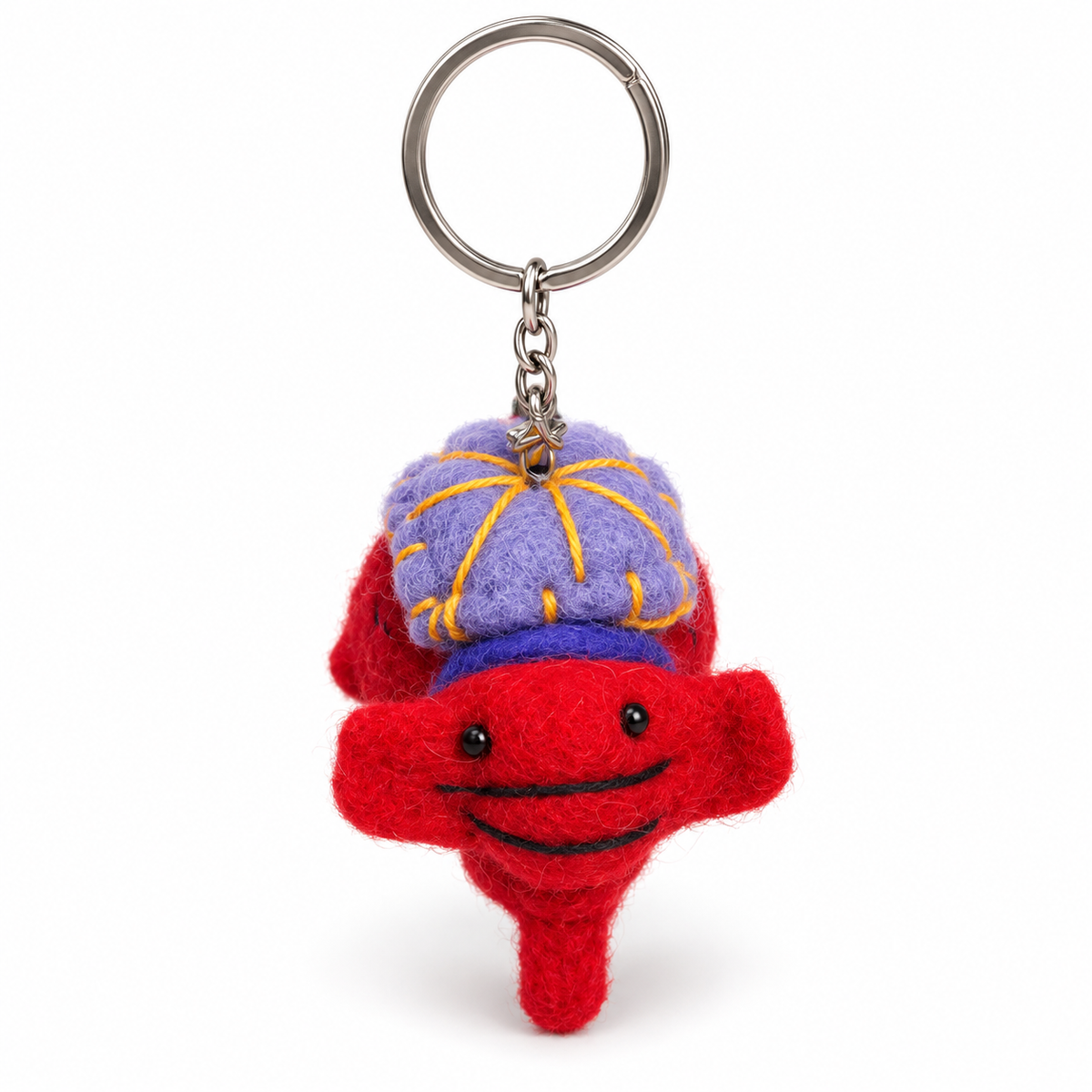Paul Elephant Felt Keychain