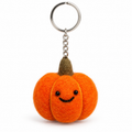 Pumpkin Felt Keychain