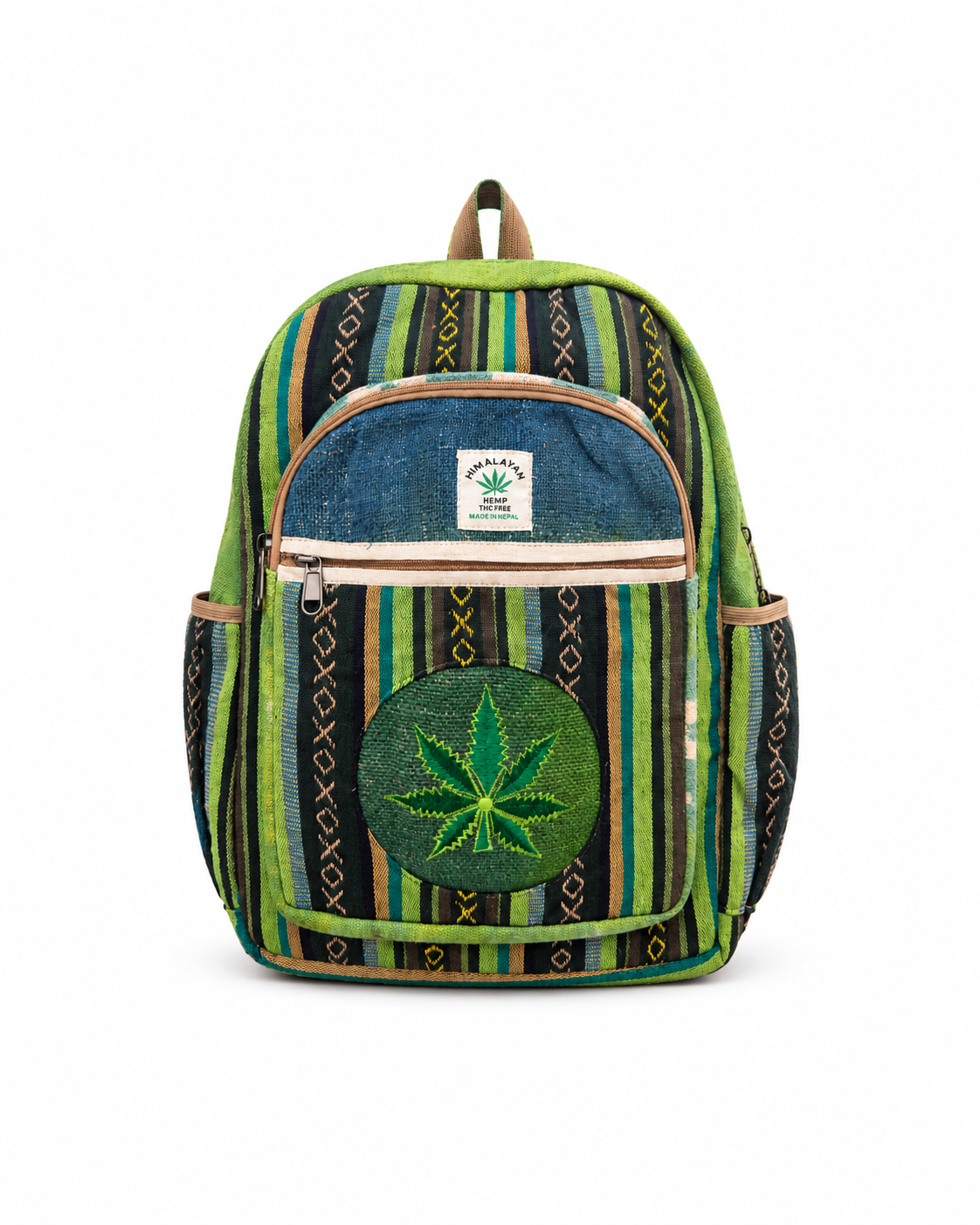 Magic Leaf– Green Hemp Backpack
