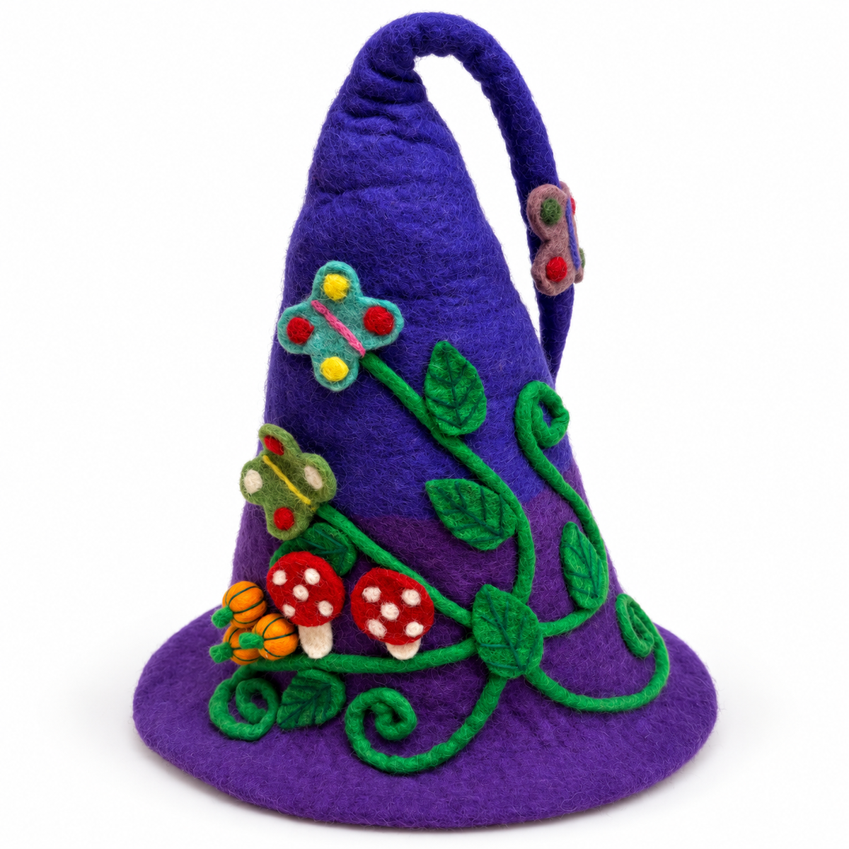 Purple Garden Felt Hat