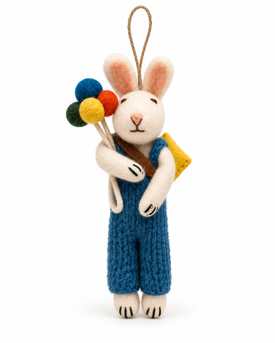 Poppy the Balloon Bunny – Navy Blue