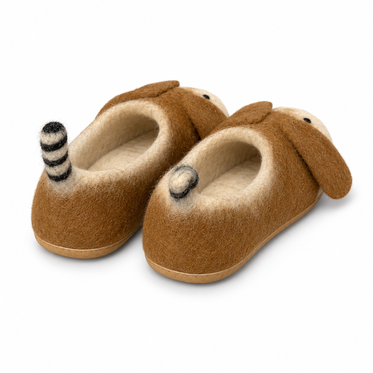 Felt Dog Slippers